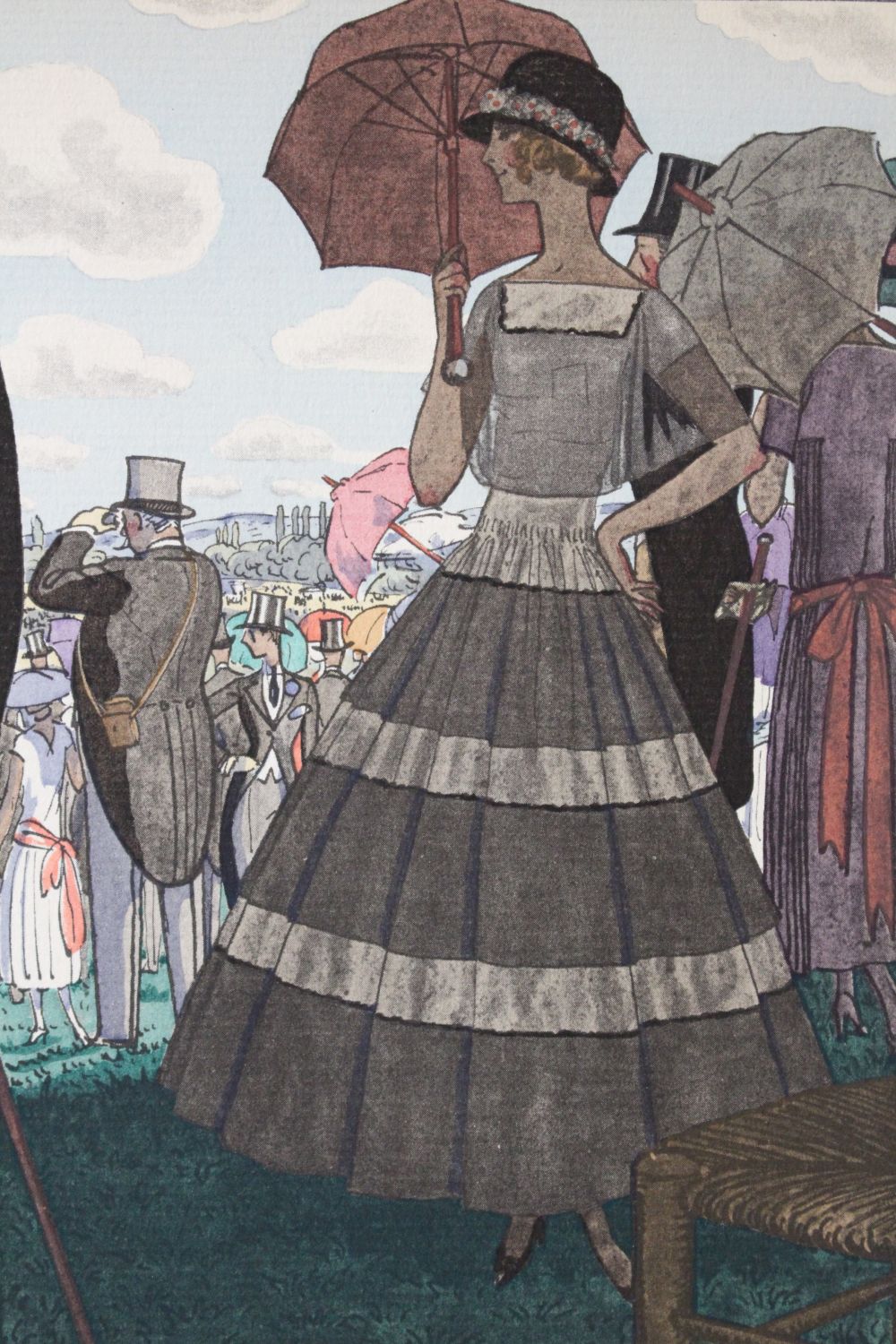 LANVIN : Belle journée. Robe d'après-midi de Jeanne Lanvin (pl.24, La  Gazette du Bon