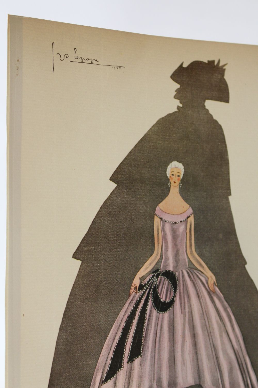 Robe de Soirée Vintage Haute Couture Louis Féraud Noir & Argent