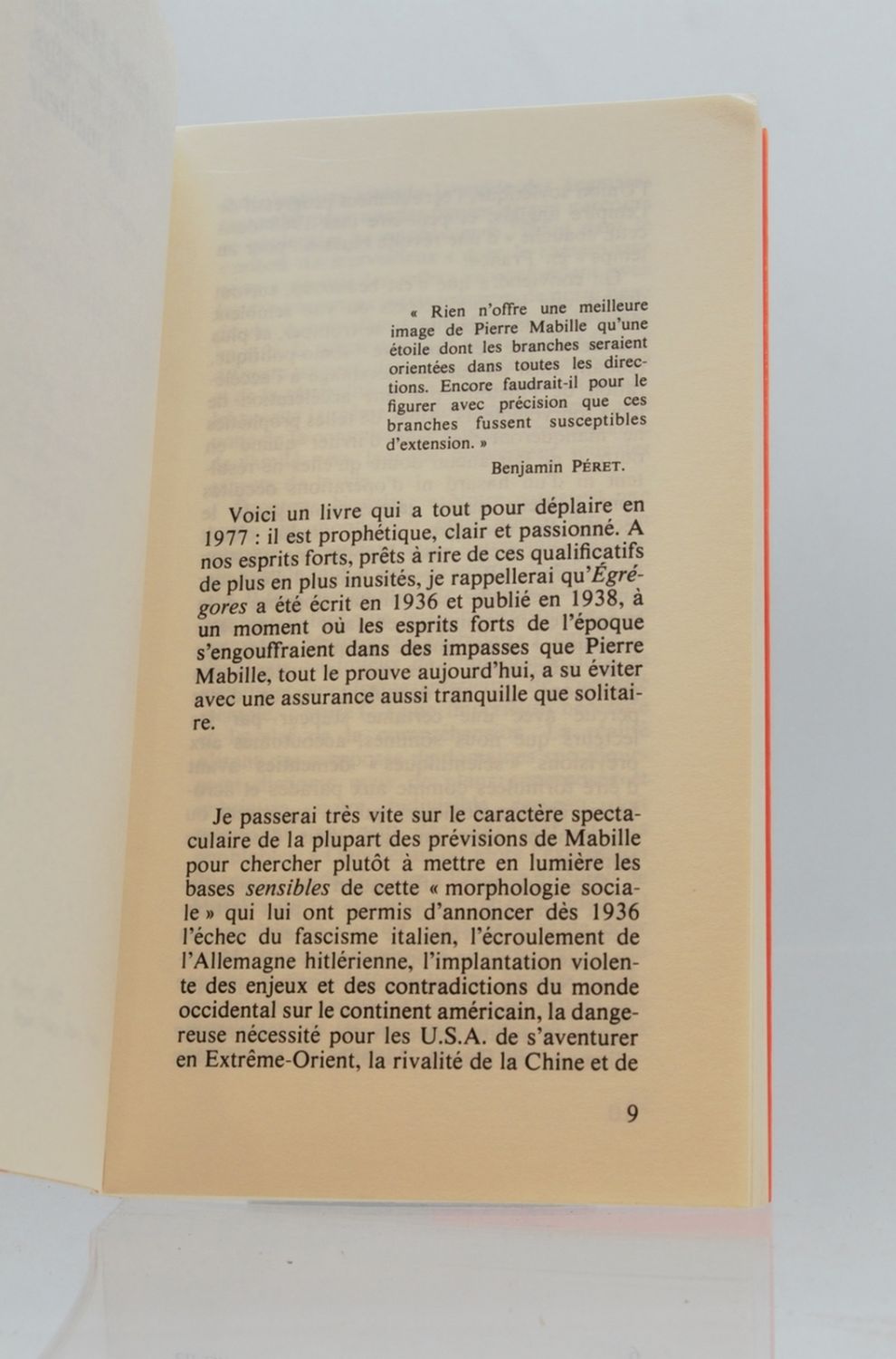 MABILLE : Egrégores ou la vie des civilisations - First edition ...