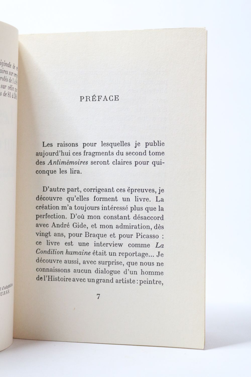 MALRAUX : Les chênes qu'on abat... - Signed book, First edition ...