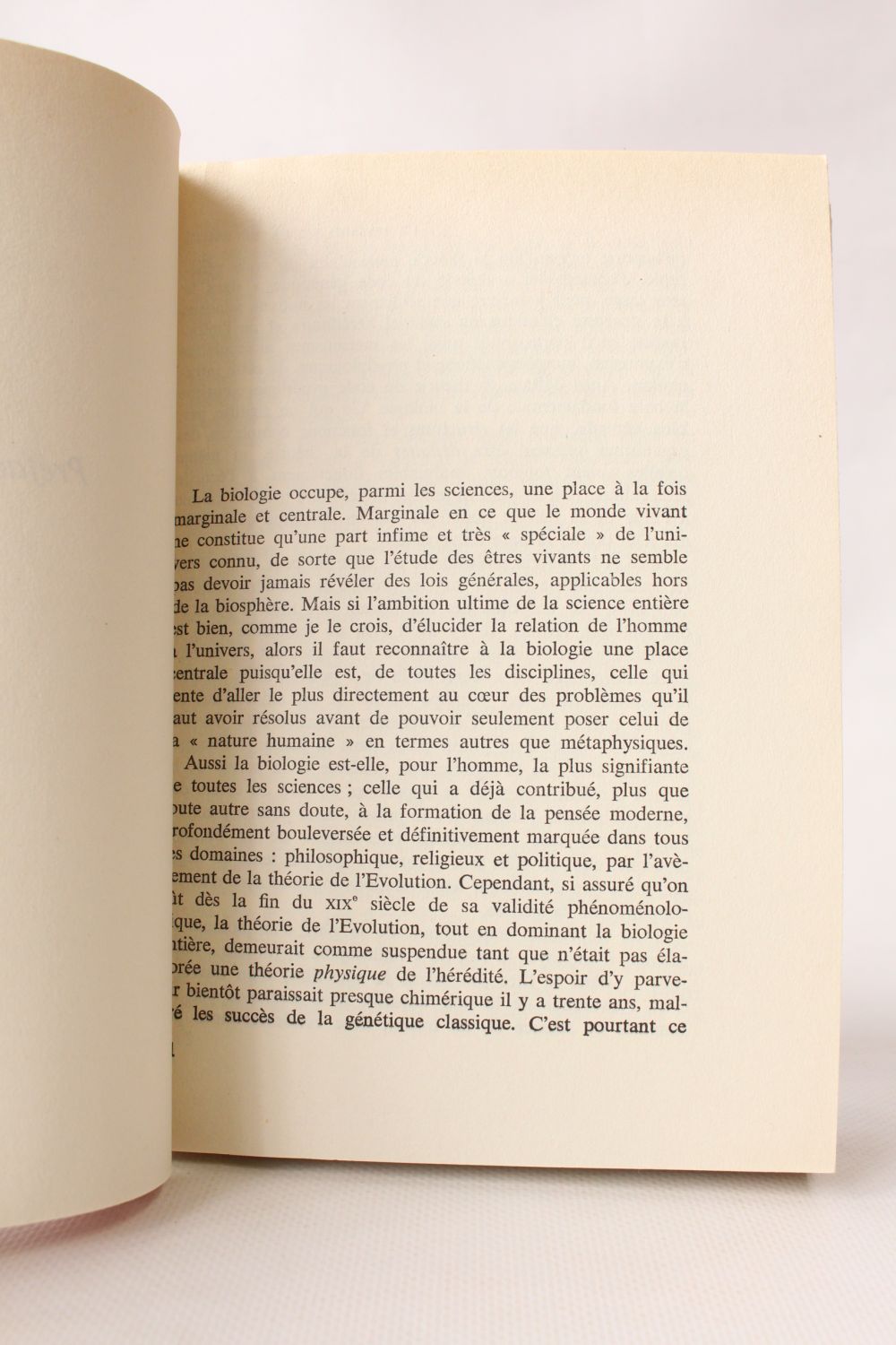 MONOD : Le hasard et la nécessité - Signed book, First edition ...