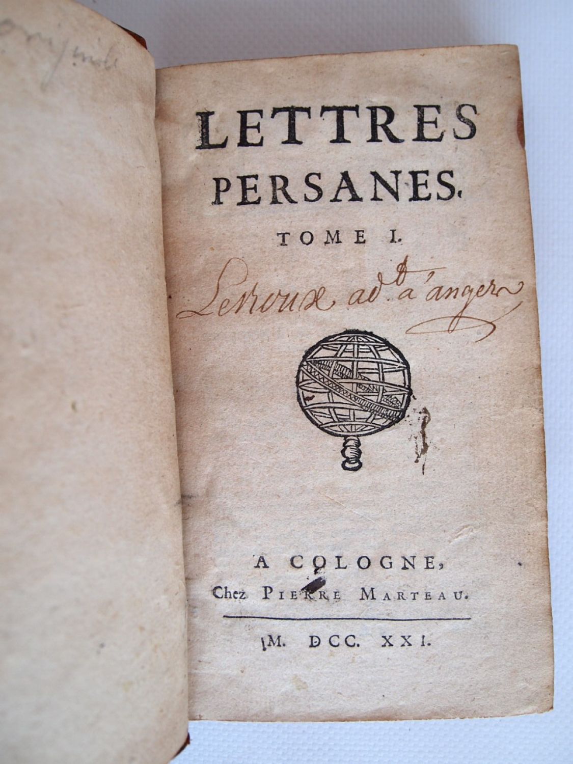 MONTESQUIEU : Lettres persanes - Edition-Originale.com