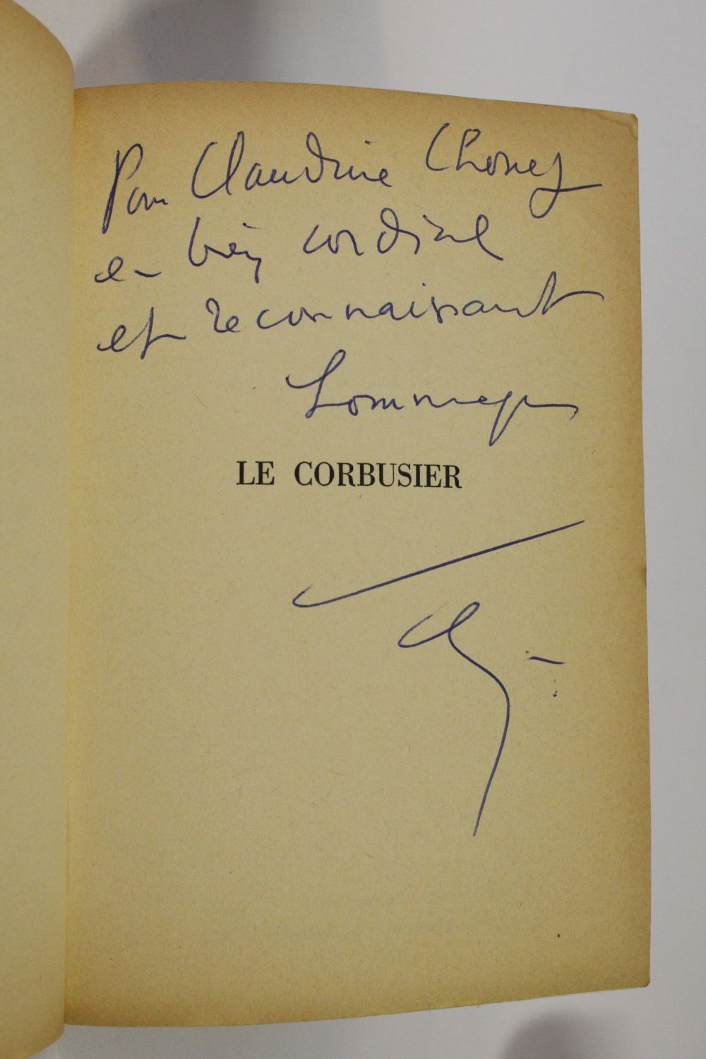 LE CORBUSIER : Le Corbusier - Signed book, First edition - Edition ...