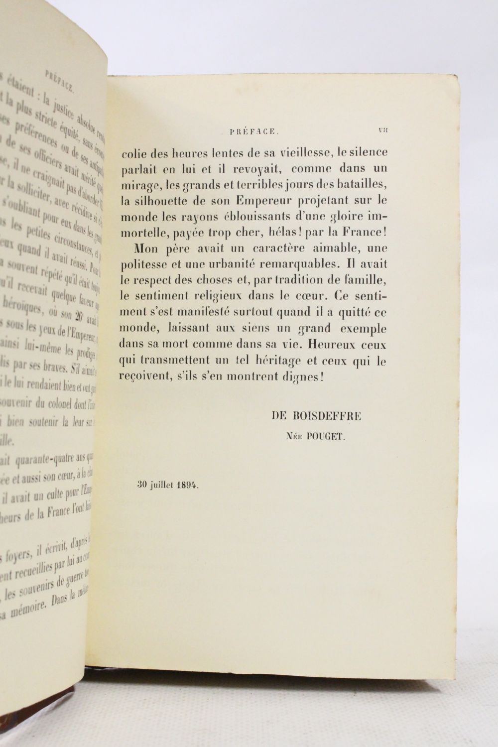 POUGET : Souvenirs de guerre du général baron Pouget publiés par madame ...