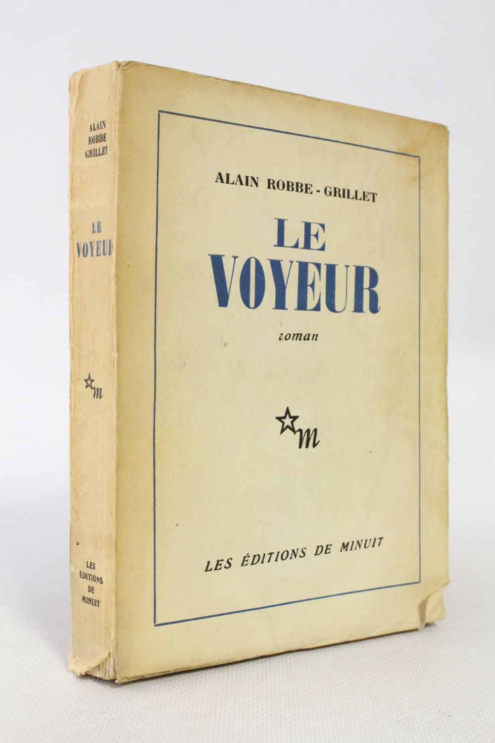 ROBBE-GRILLET Le voyeur - Signed book, First edition