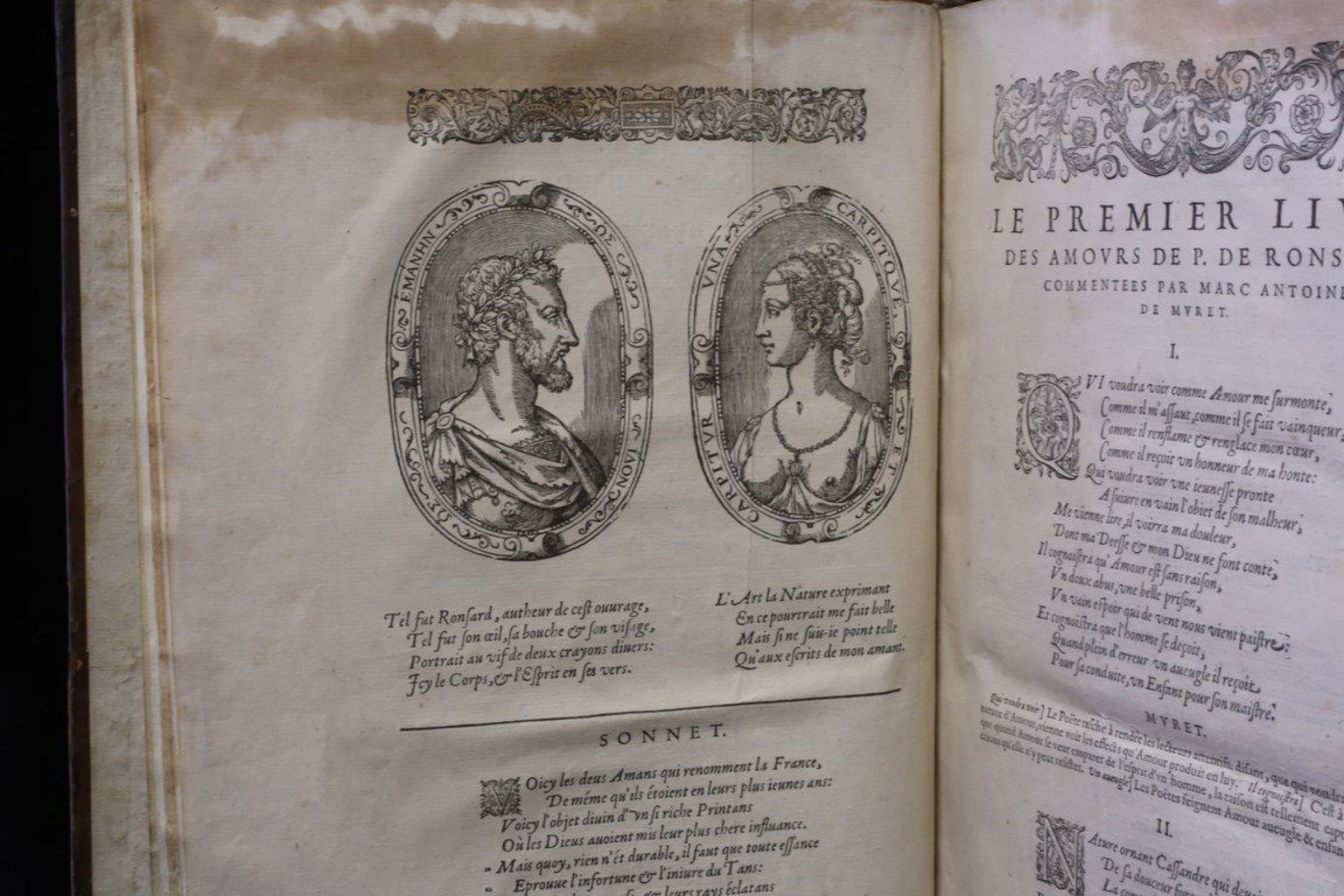 Œuvres complètes Trois livres du recueil des Nouvelles Poésies 1563-1564 .  XII - Les trois livres du Recueil des nouvelles poésie de Ronsard - Premier  livre