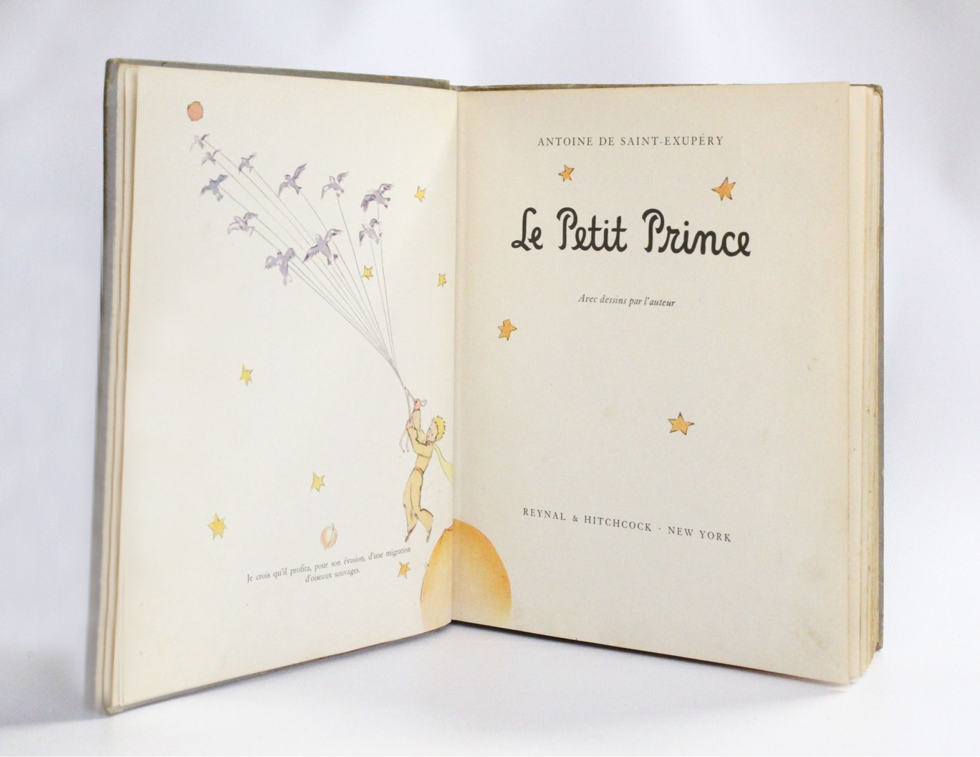 SAINT-EXUPERY : Le petit prince - Signed book, First edition