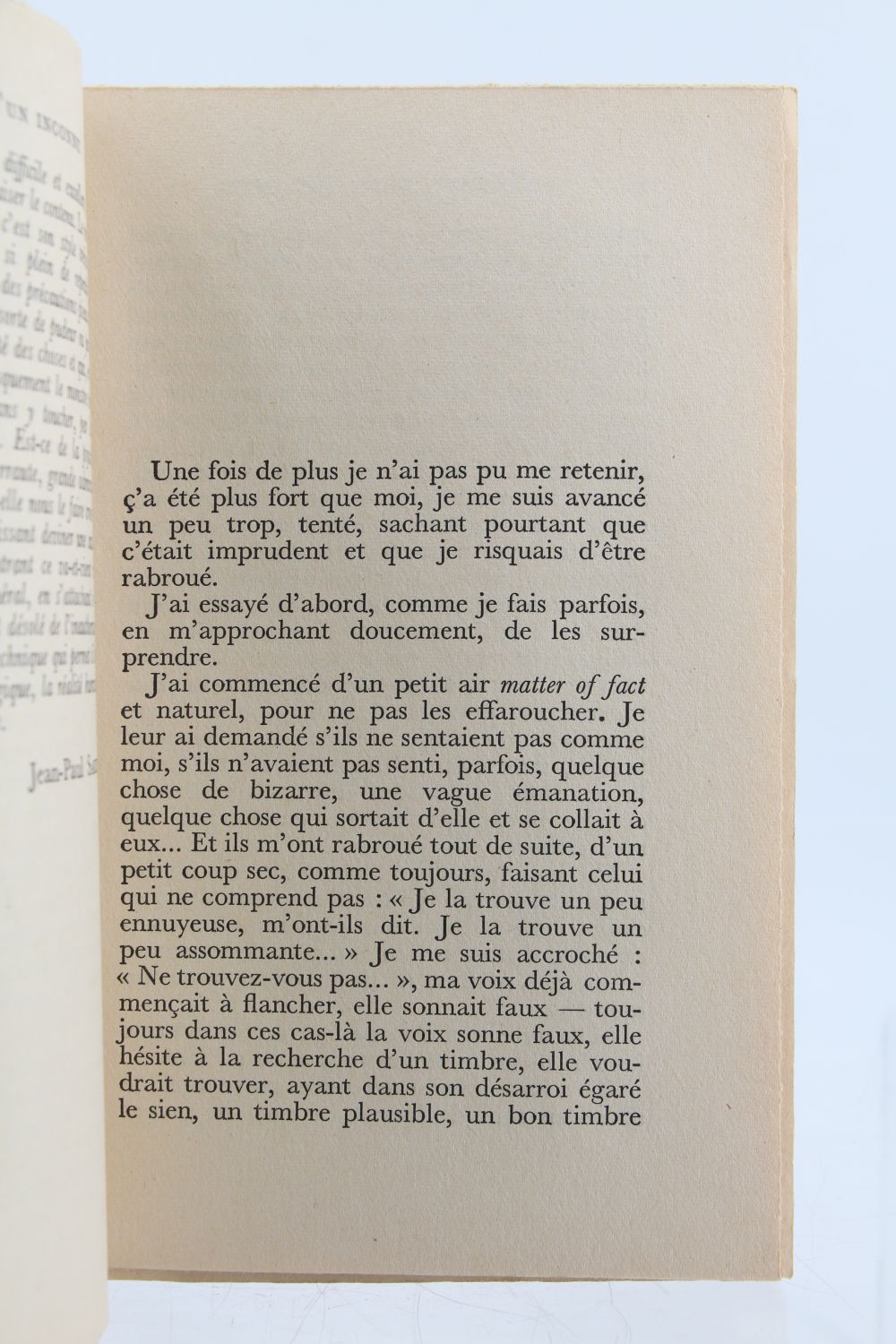 SARRAUTE : Portrait d'un Inconnu - Signed book, First edition - Edition ...