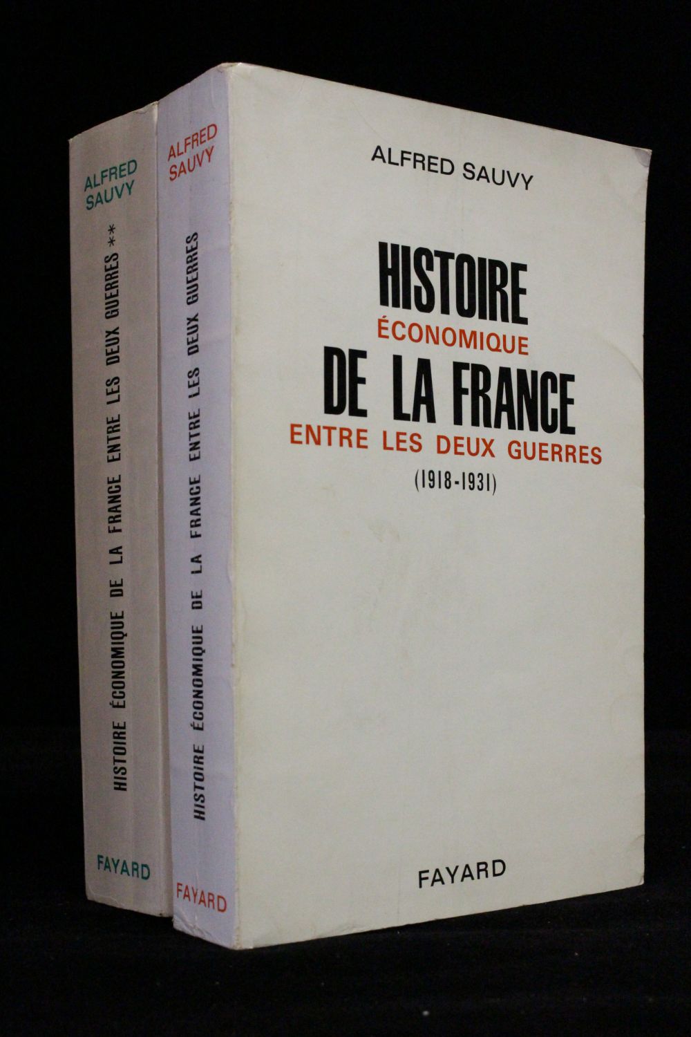 Sauvy Histoire Economique De La France Entre Les Deux Guerres Signed Book First Edition Edition Originale