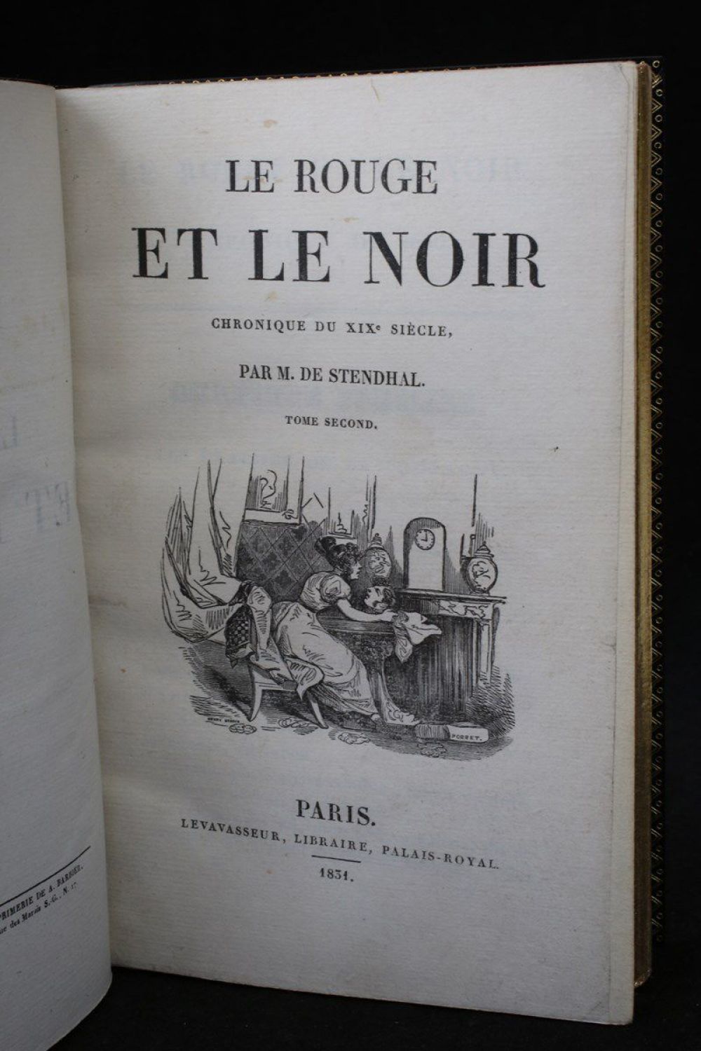 Stendhal Le Rouge Et Le Noir First Edition Edition
