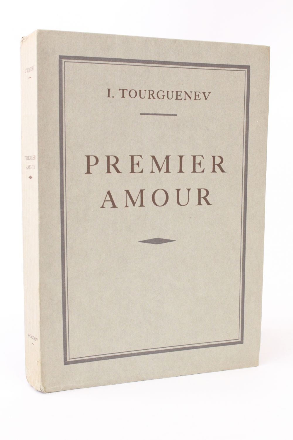 Tourgueniev Ou Tourgueneff Premier Amour First Edition Edition Originale Com