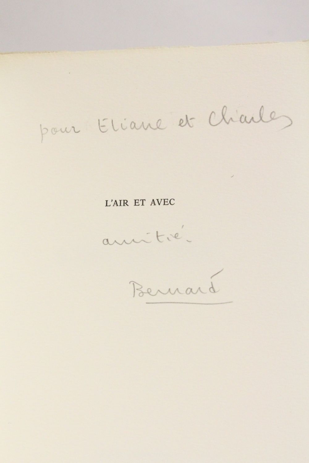 VARGAFTIG : L'air et avec - Signed book, First edition - Edition ...