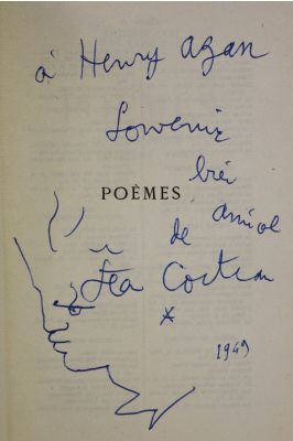 COCTEAU : Poèmes - Autographe, Edition Originale - Edition 