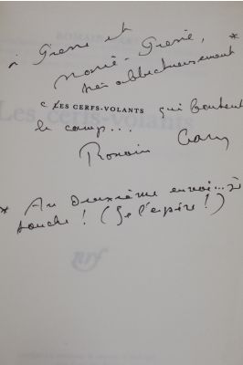 GARY : Les cerfs-volants - Autographe, Edition Originale - Edition
