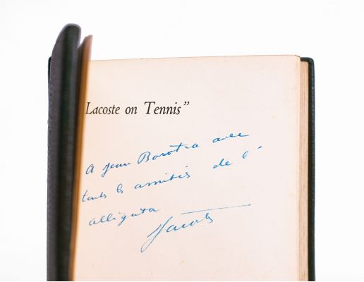 LACOSTE : tennis - Signed First edition - Edition-Originale.com