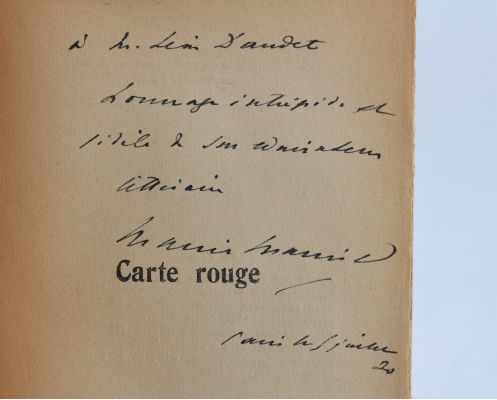 MARTIN DU GARD : Carte rouge - Le théâtre et la vie 1929-1930 - Signed ...