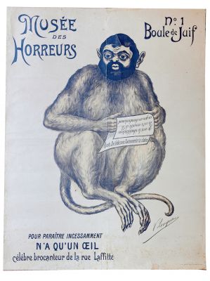 ZOLA : [AFFAIRE DREYFUS] Musée des horreurs - Affiche originale